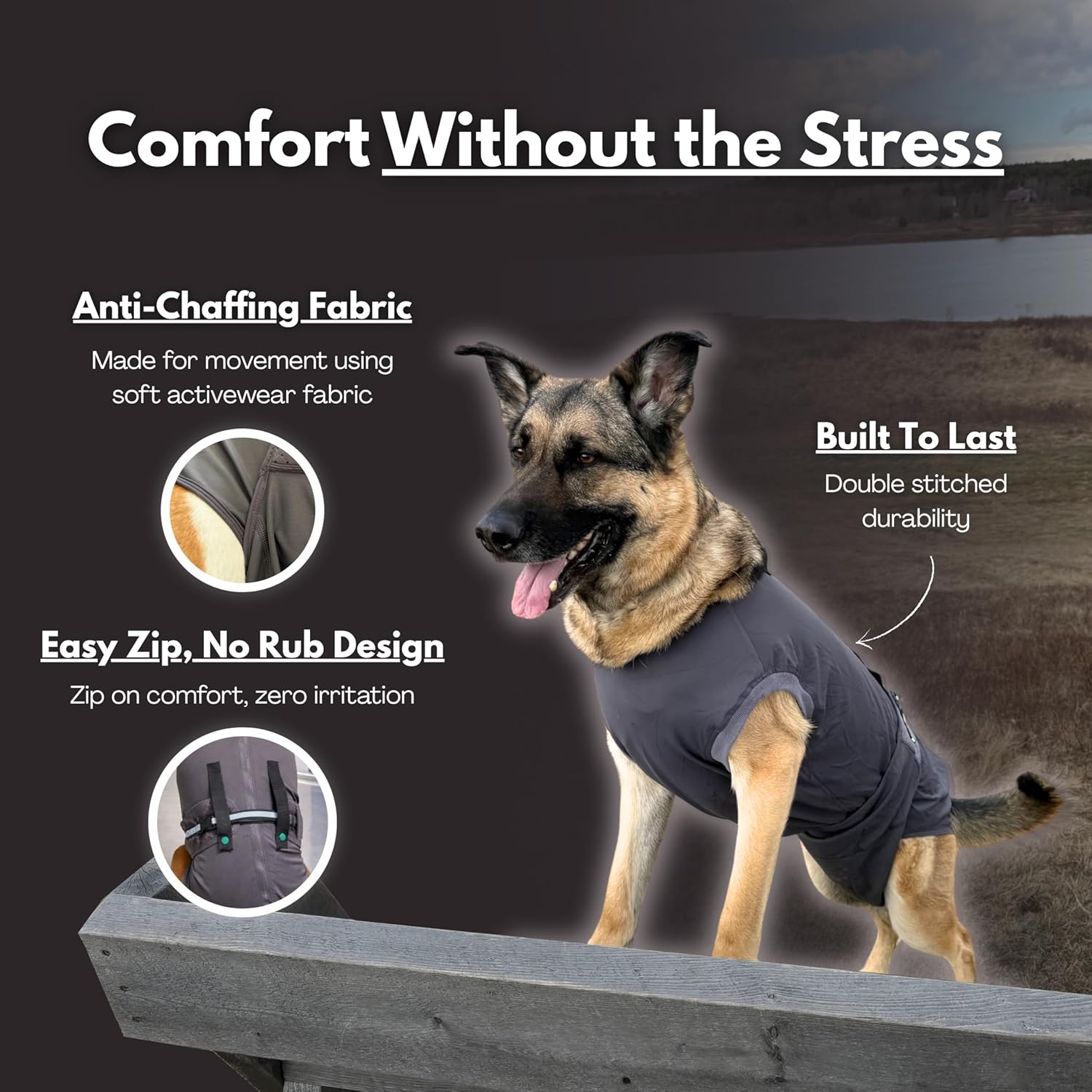 Pupcovery Dog Recovery Suit